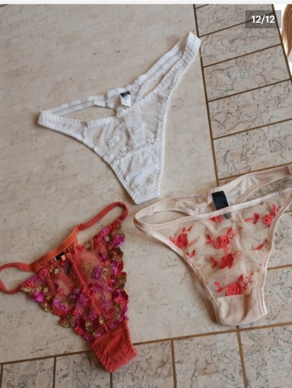 Vintage Thong's.....size  S....,set of 3,,NEW, see Description